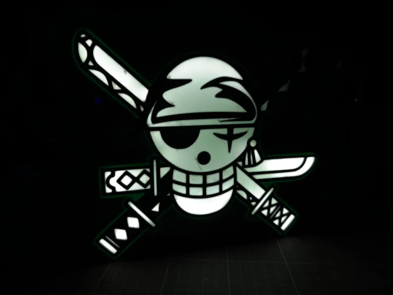 zoro one piece lamp
