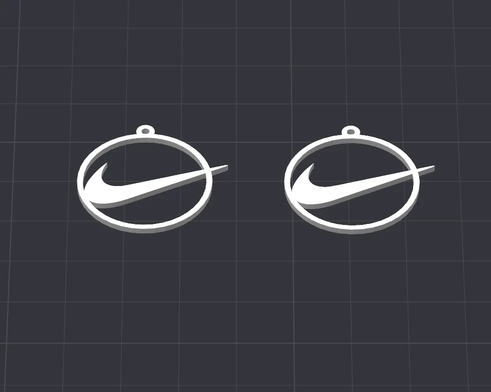 Nike Earrings (Small Size) view 4