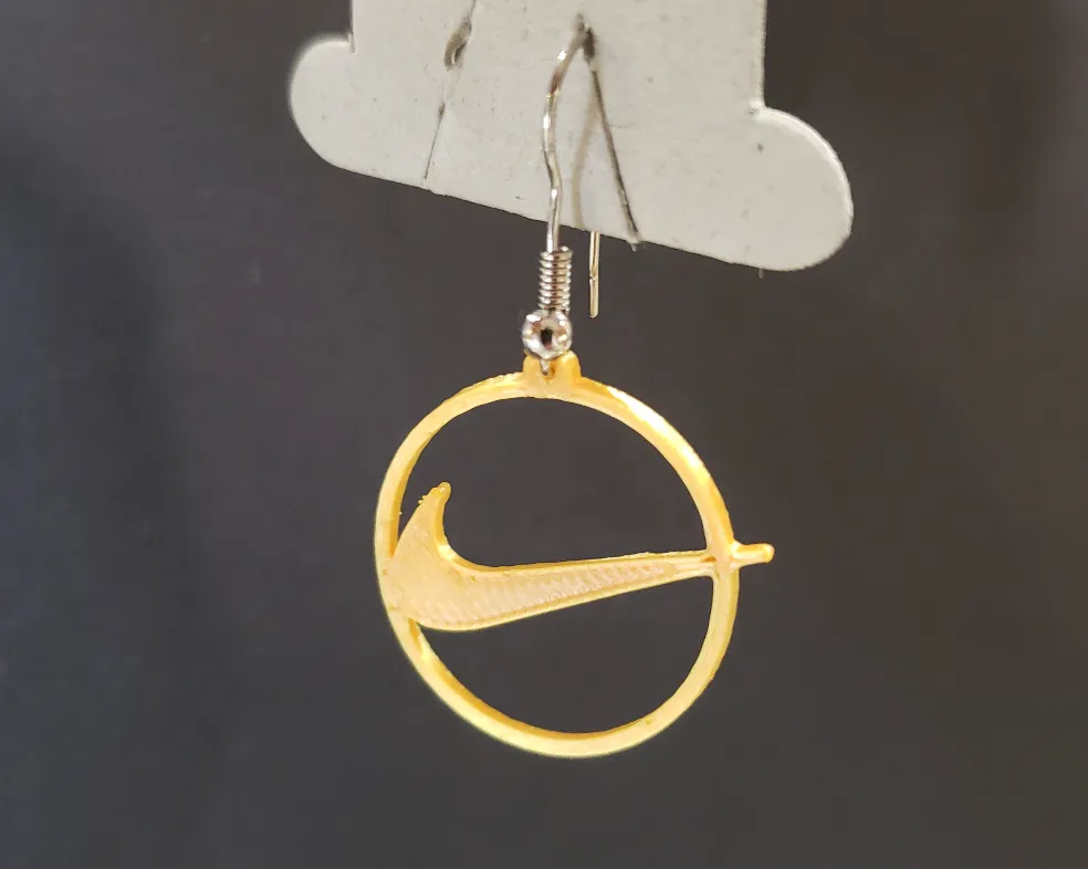 Nike Earrings (Small Size) view 3