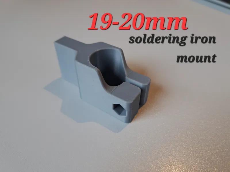19-20mm soldering iron mount