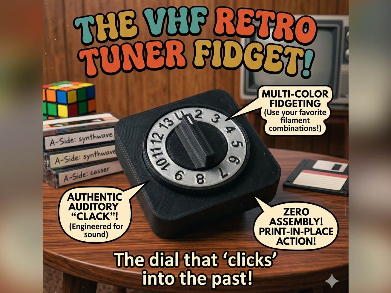 The VHF Retro Tuner Fidget