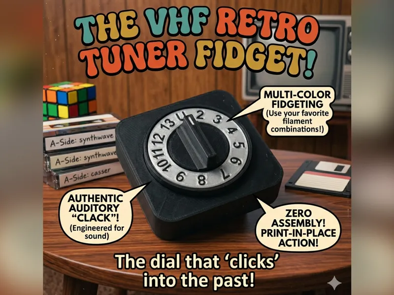 The VHF Retro Tuner Fidget
