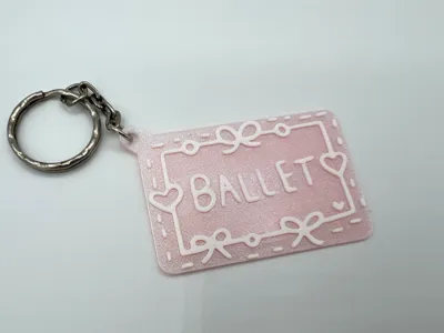 Ballet Keychain