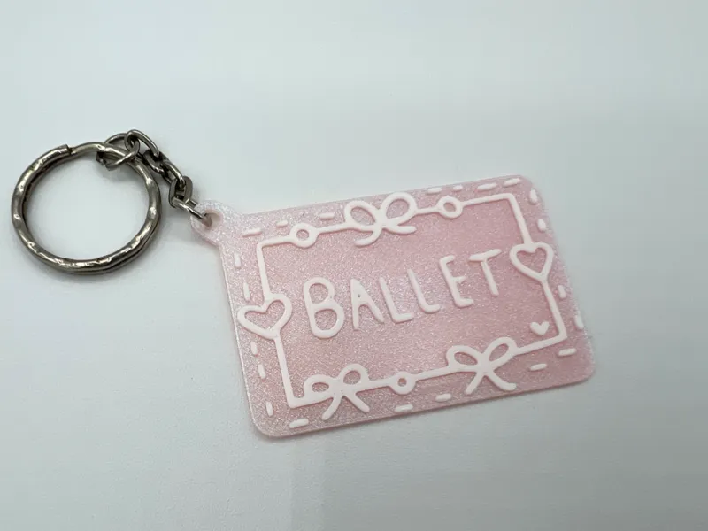 Ballet Keychain