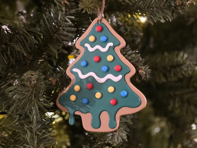 Gingerbread Christmas Tree Ornament