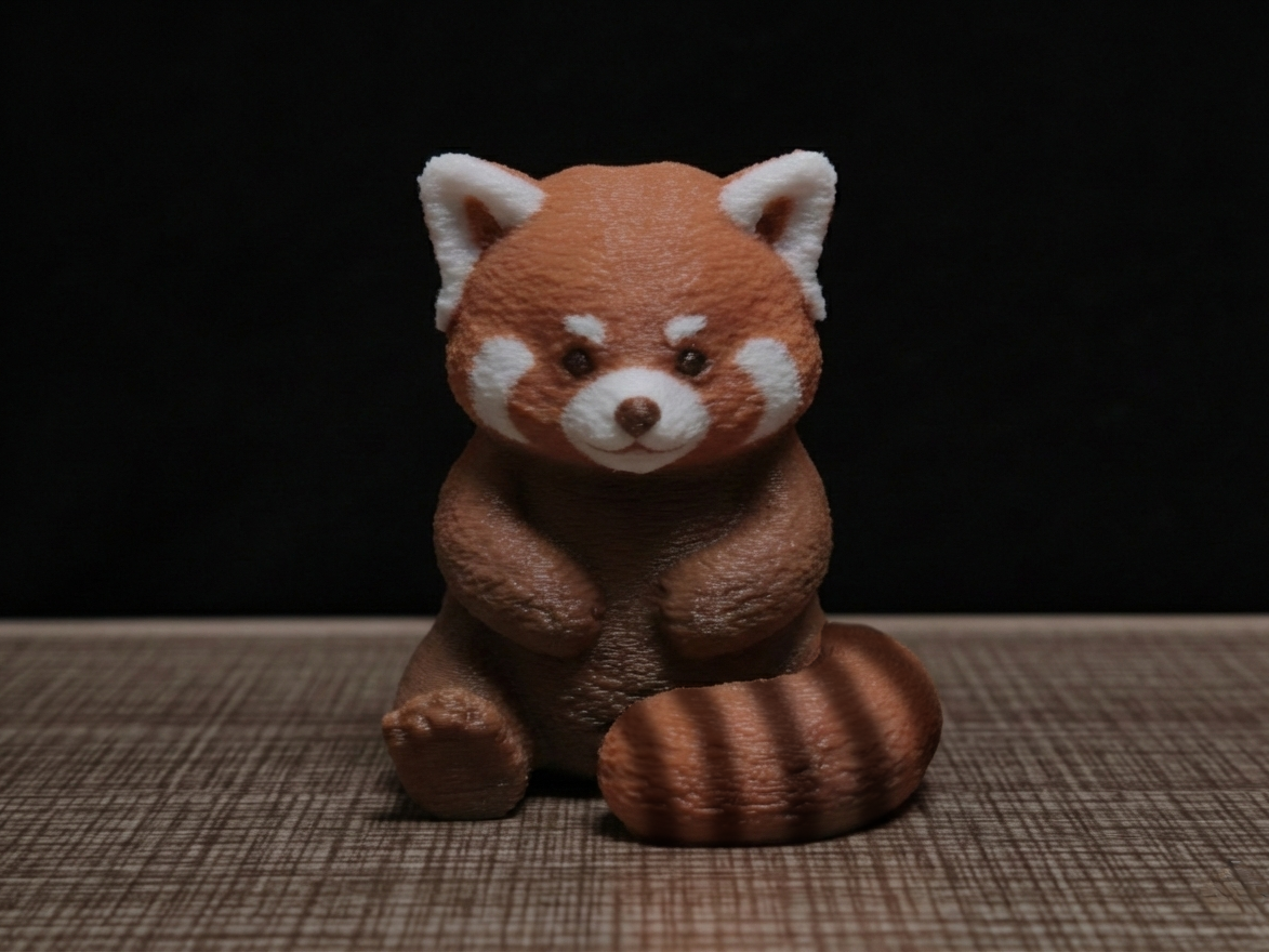 坐着的小熊猫（sit red panda）