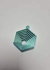 Fidget hexagonal à anneaux concentriques — photo 4