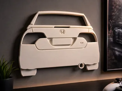 Honda Civic Si Rear Silhouette (BR)