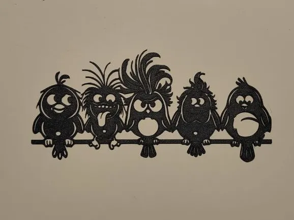 Décoration murale oiseaux rares