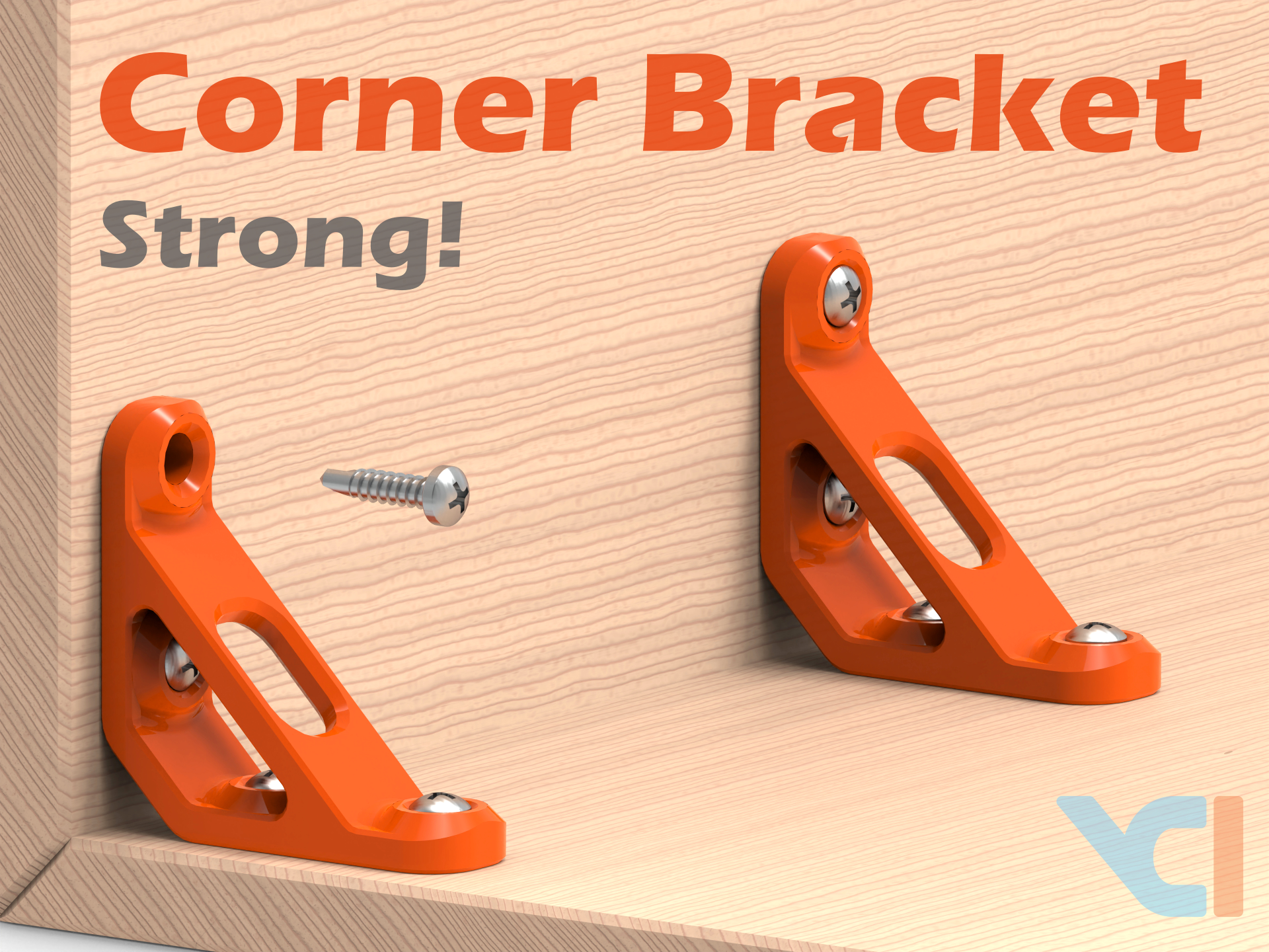 Strong Corner Bracket 3D model