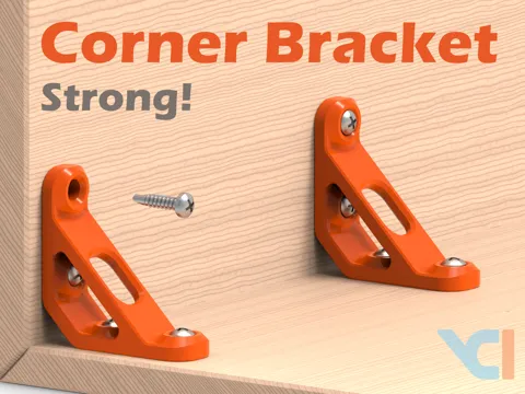 Soporte: Strong Corner Bracket — referencia de MakerWorld