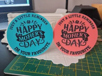mothers day coaster