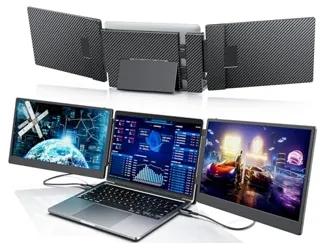 Triple Screen Mounting for 17Zoll Laptop Monitor