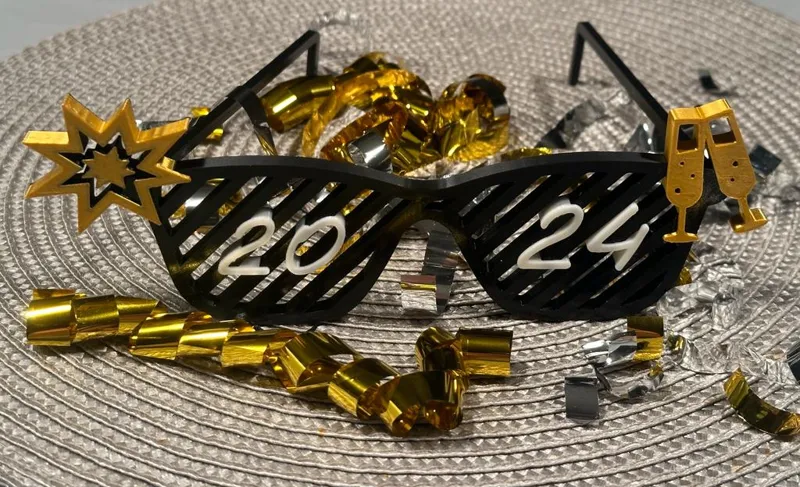 New Year 2024 Party Glasses