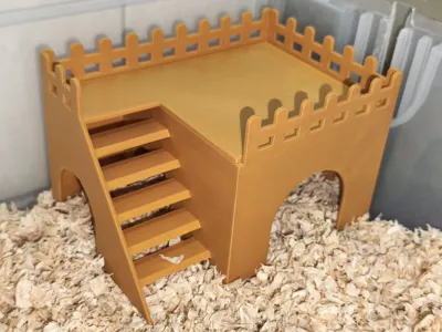 Pet Hamster Two-Story Cage