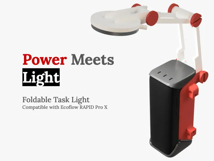Foldable Task Light Case EcoFlow RAPID Pro X