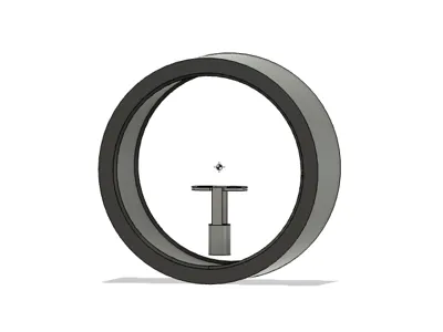 round lightbox frame with inner led mount