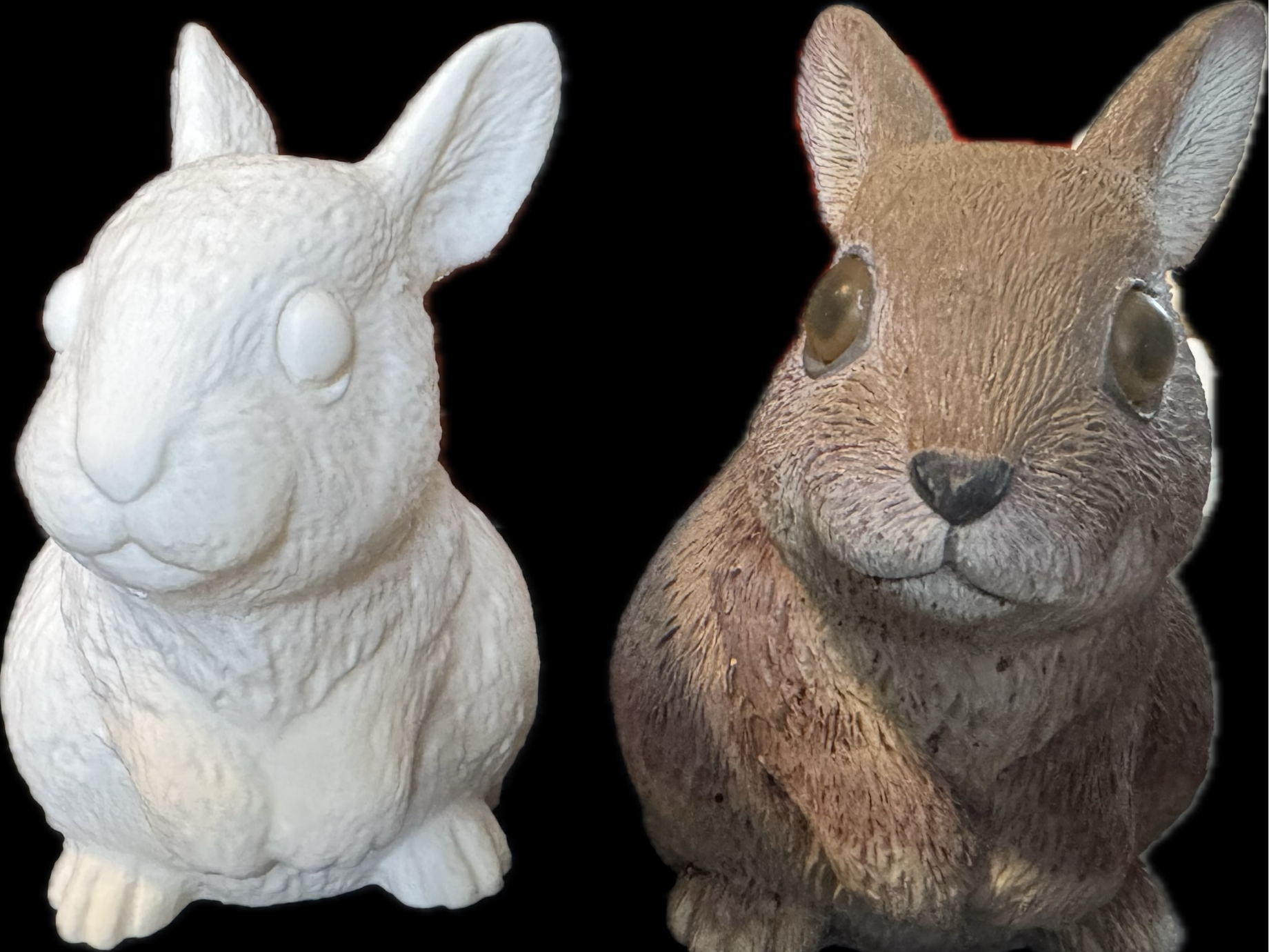 Lifesize high detail 3D scan of Baby Bunny