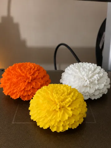 Letrero o emblema decorativo: 3D Printed Flower Ball – Decorative Floral Sphere — vista de referencia 2