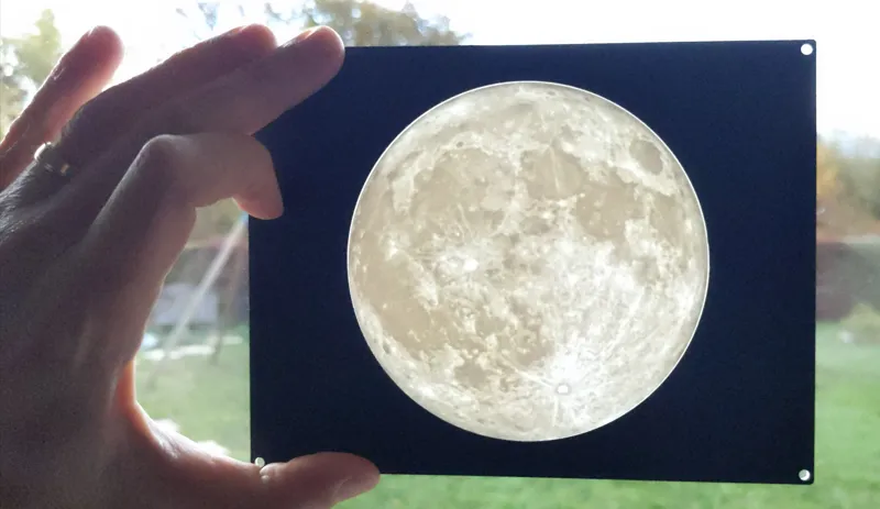 Moon lithophane (2D)