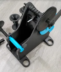 Main Body, Gears, Crank solid objects without holes