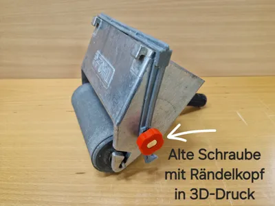 Star screw / knurled head, Pfohl glue roller