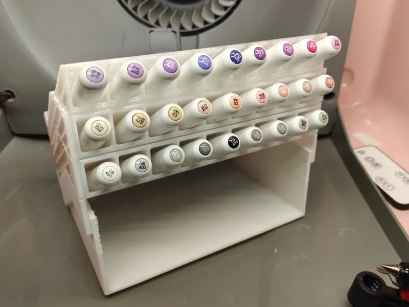 可堆叠丙烯马克笔笔筒v3