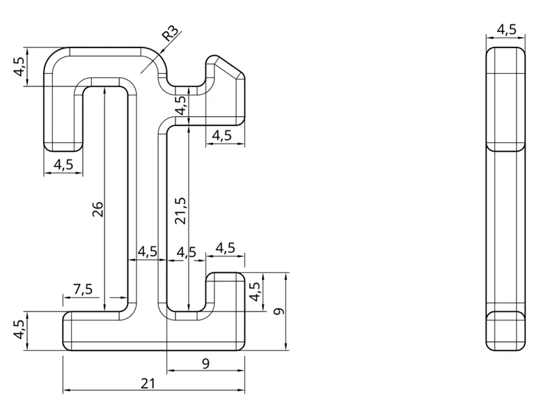 Ikea SKADIS Improved Universal Hook
