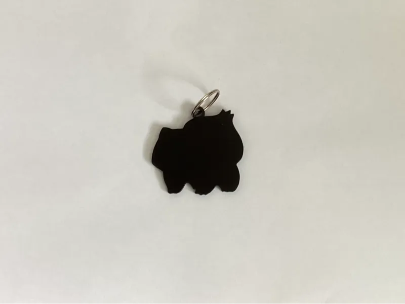 Bulbasaur Silhouette Keychain #0001