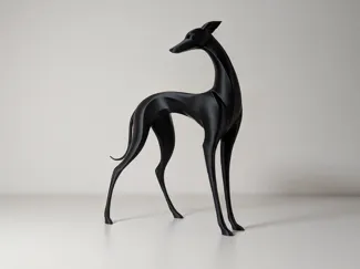 Greyhound Sculpture Decor