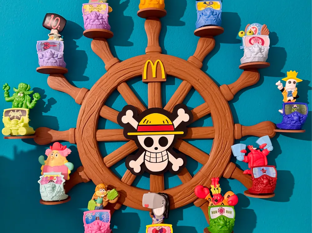 Espositore Spongebob x OnePiece - McDonalds - Modello di stampa 3D ...