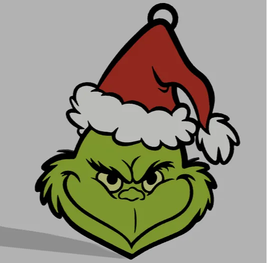 Grinch Ornament 2024