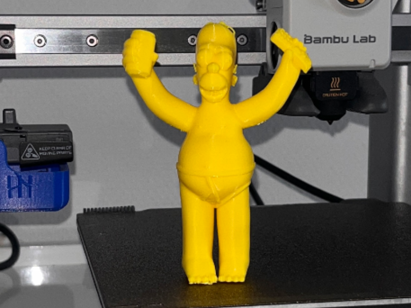 Homer Celebration – Fun Figurine with Beer