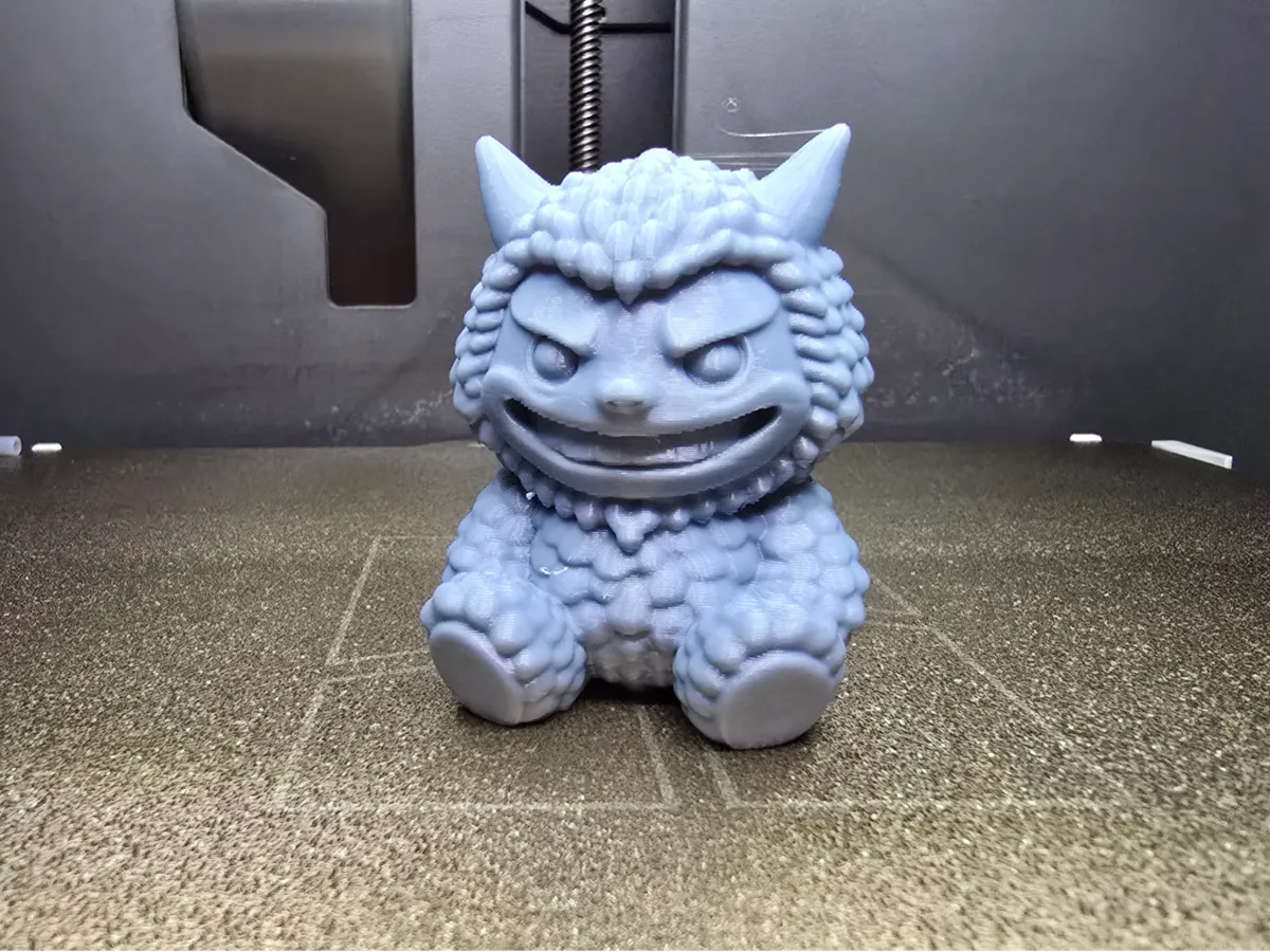 Cute fluffy monster - Free 3D Print Model - MakerWorld