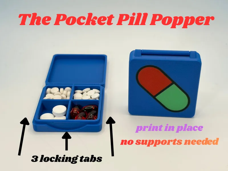 The Pocket Pill Popper pill case