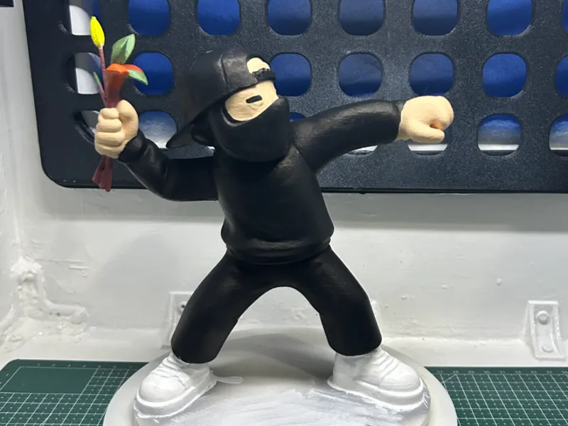 Banksy Flower Thrower - Restyled