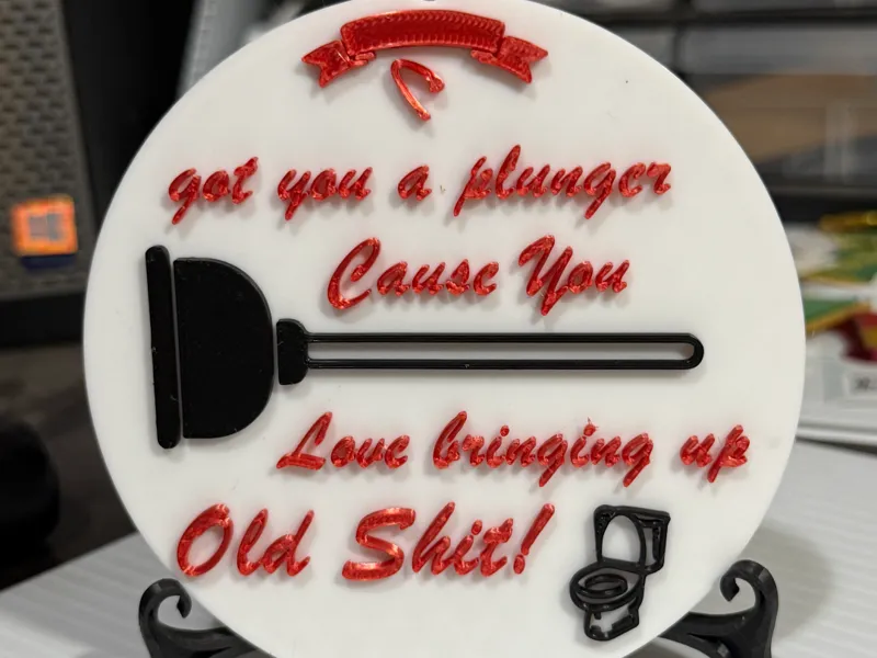 Plunger Ornament