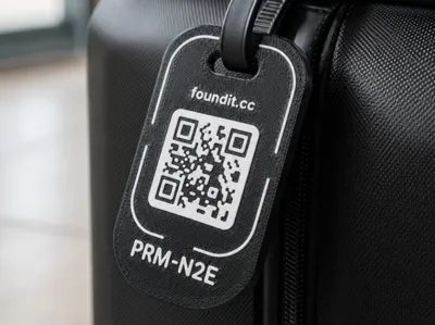 FoundIt Halo — Customizable Lost & Found QR Tag