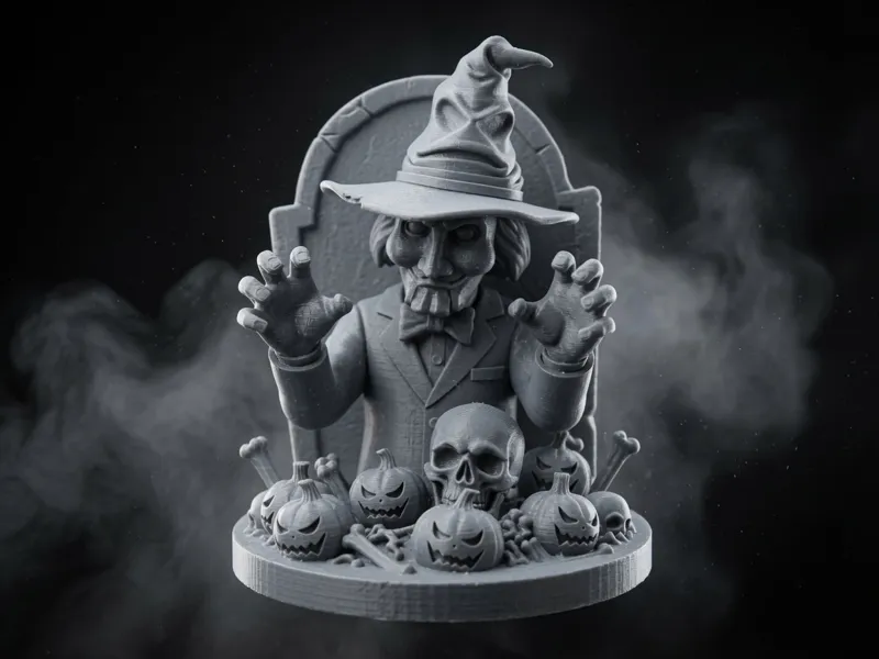 Jigsaw Halloween Statue