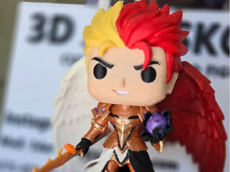 Lucifer - Stylized Warrior Figure