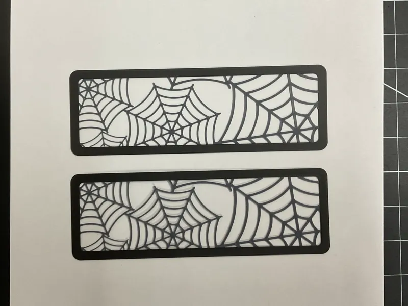 spiderweb bookmark