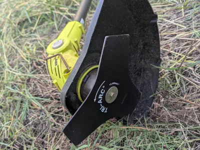 Ryobi 18v line trimmer to brushcutter adapter