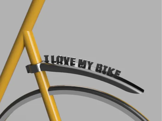 Rear Bicycle Fender V2