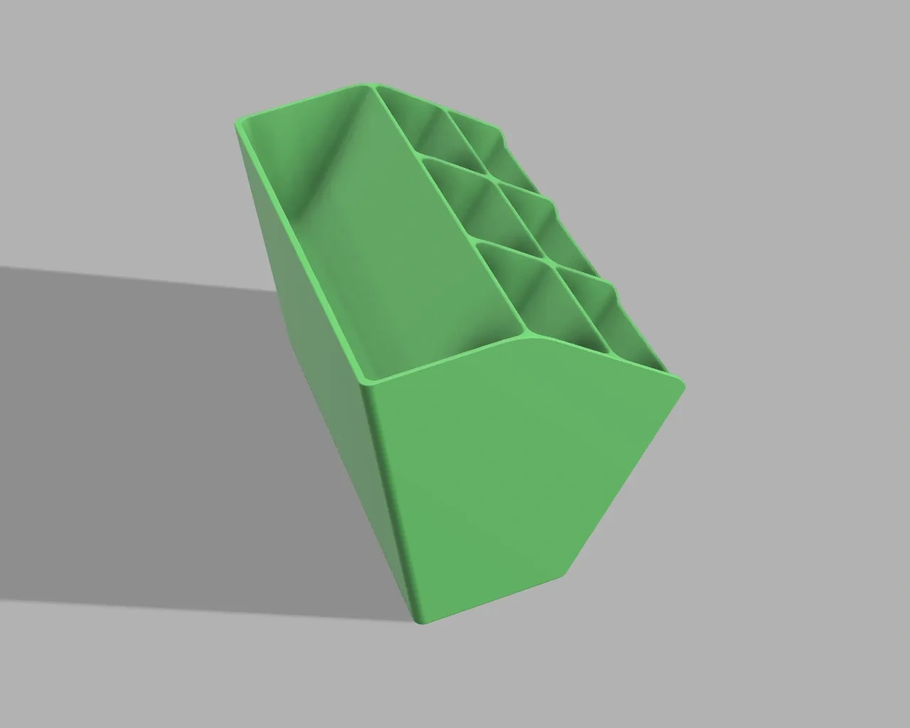 Miniatura 3 do modelo 3D 洞洞板倾斜收纳盒(适合多种洞洞板及贴墙)