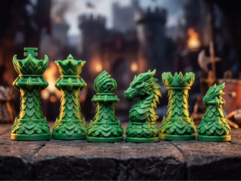 Dragon Staunton Chess Set