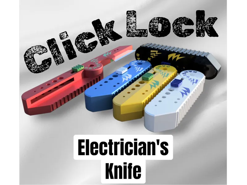 ELECTRICIAN'S KNIFE - Click Lock