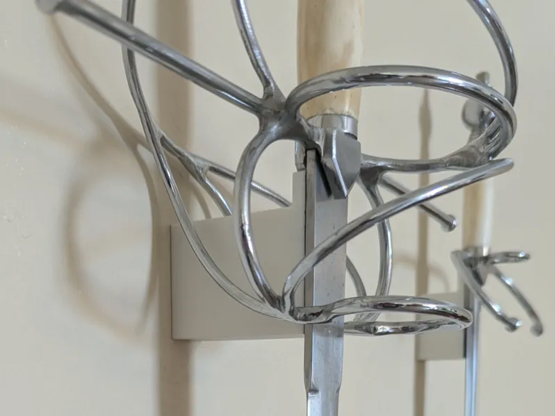 Swept Hilt Rapier Wall Mount