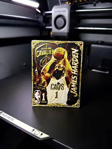 Modelo para impresión 3D: James Harden Player Card — vista de referencia 4
