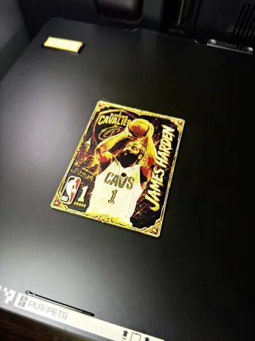 Modelo para impresión 3D: James Harden Player Card — vista de referencia 5