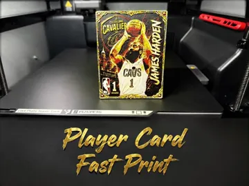 Modelo para impresión 3D: James Harden Player Card — vista de referencia 3